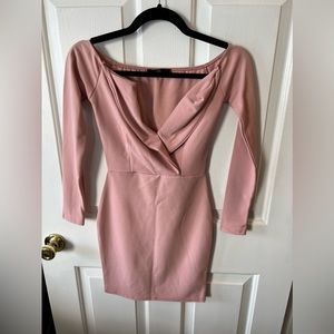 Date night dusty pink dress